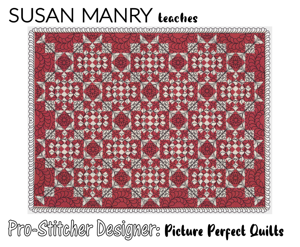 January 17, 2022, Pro-Stitcher Designer:  Picture Perfect Quilts